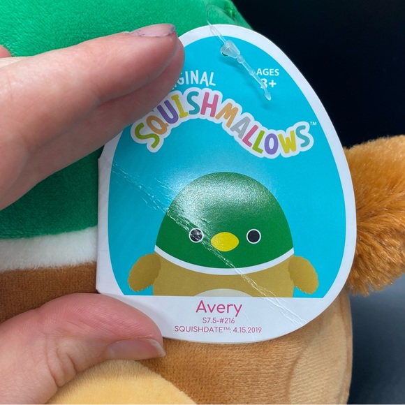 NWT Squishmallows Avery the Mallard Duck 7" Stuffed Plush - Picture 2 of 6